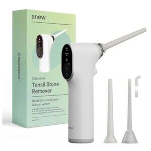 Anew Clearstone Electronic Vacuum Tonsil Stone Remover with LED Guidance Light